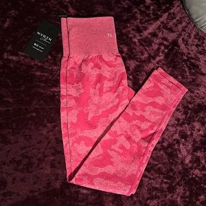 NVGTN Pink Camo Leggings